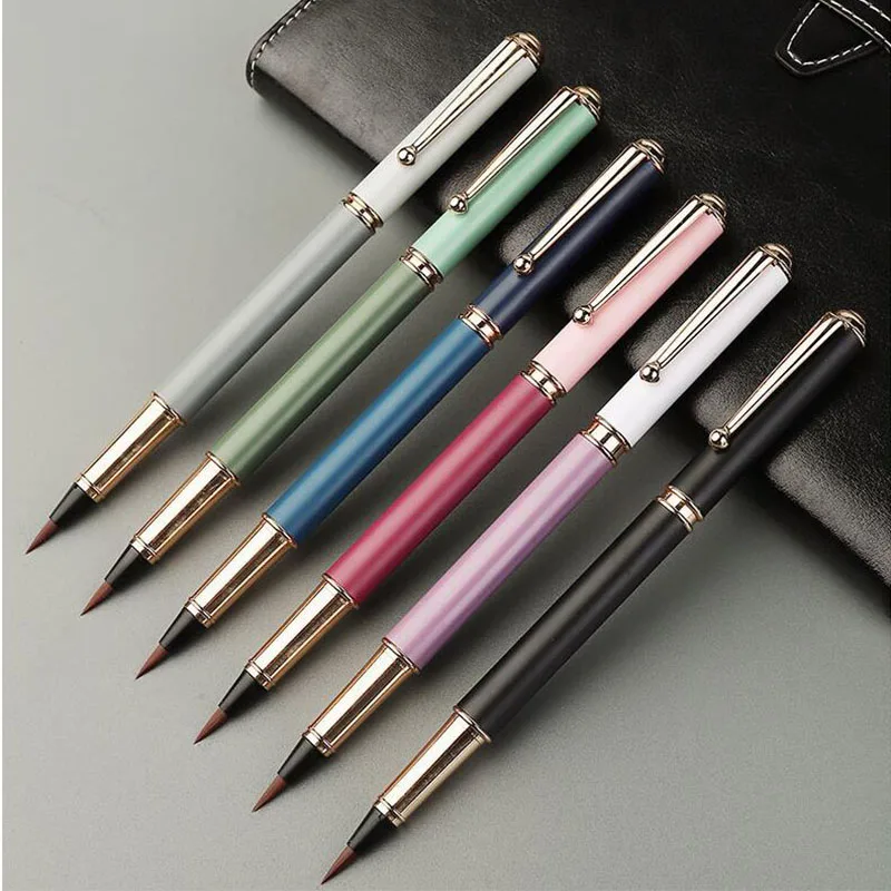 

Fountain Pen Ink Sac Writing Brush Portable Wolf Millet Small Case Soft Tip Pen Can Add Ink Soft Pen Pen Style