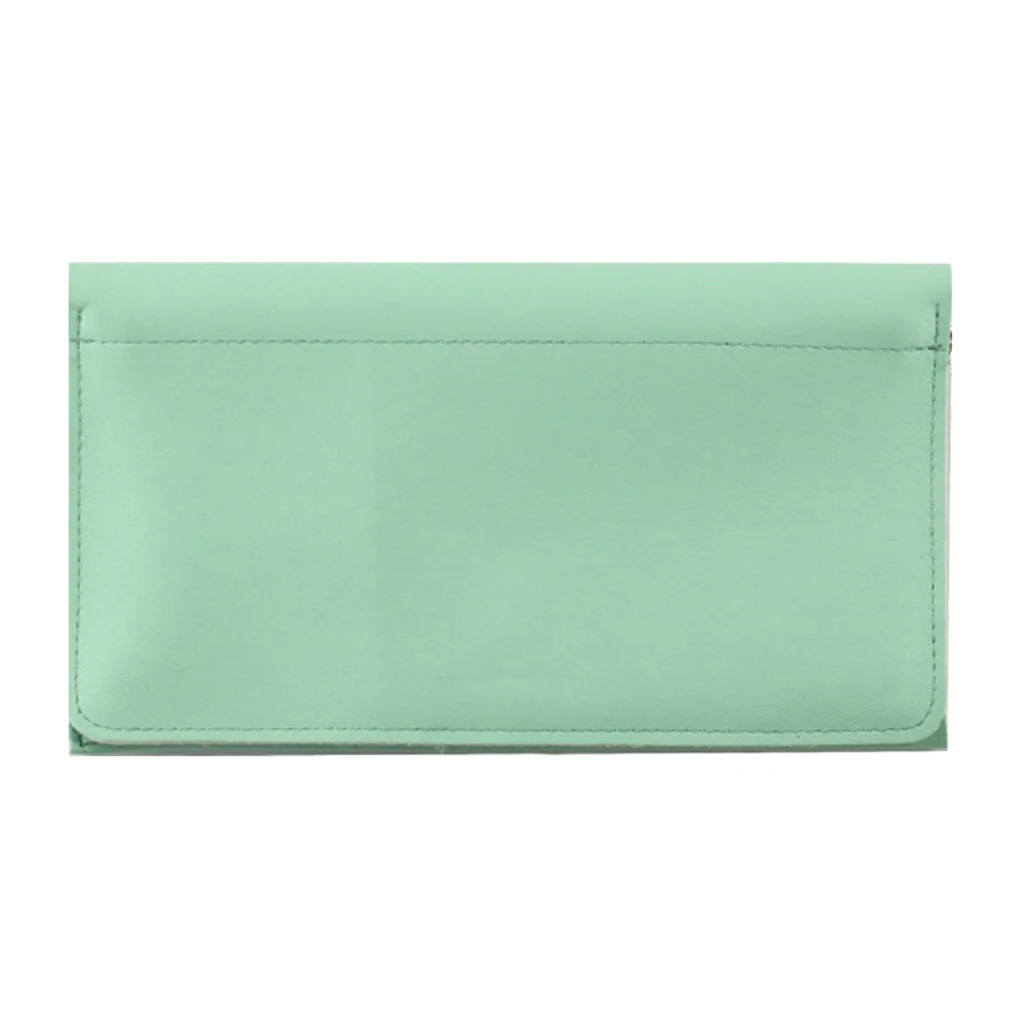 

Wallet Portable Card Holder Collecting Large Capacity Purse Coin Capsule with Buckle Sheets Case Bag Multifunctional