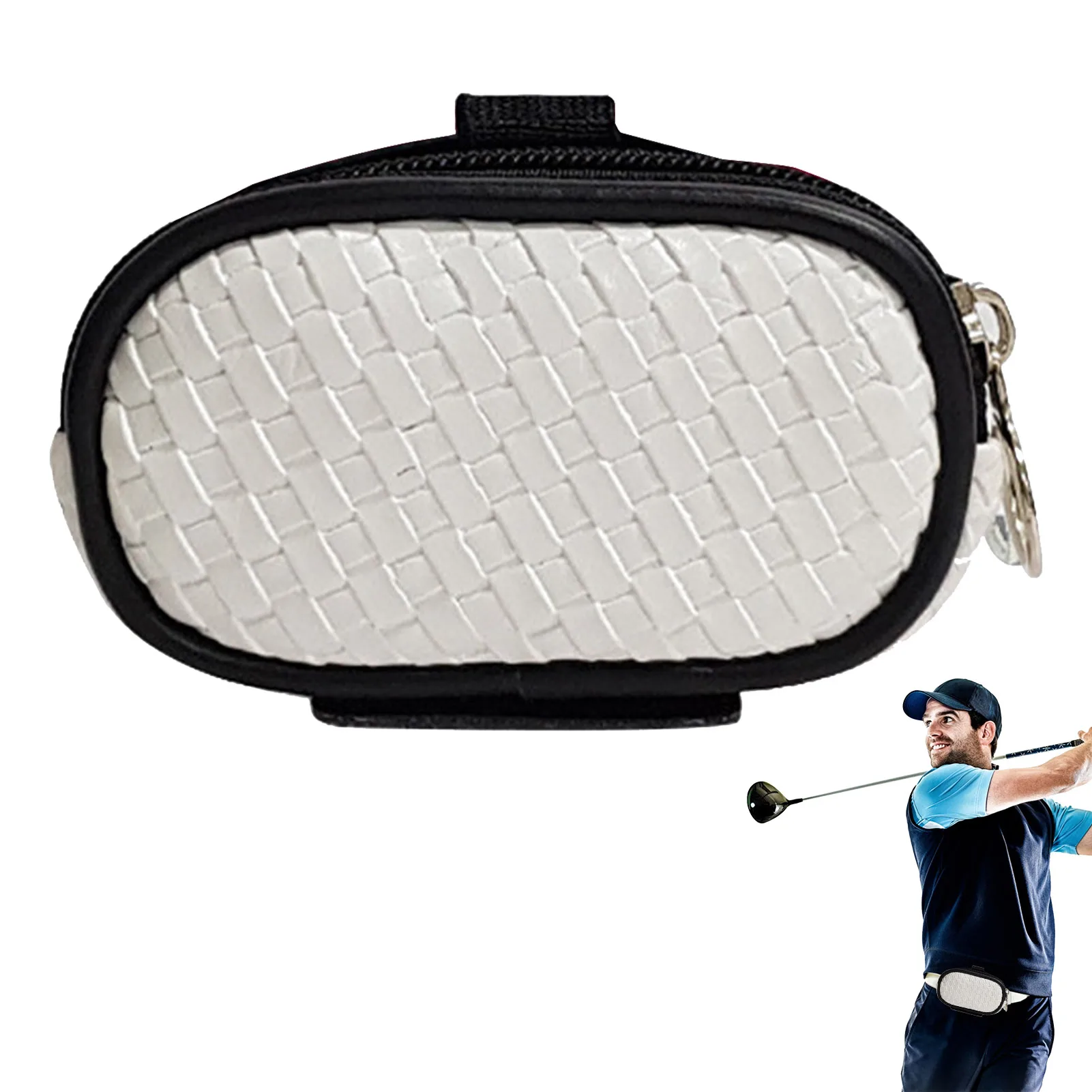

Mini Golf Ball Pouch Storage Bag Portable Golf Ball Case With Zipper Outdoor Golf Waist Holder Bag Golf Pouch Golf Accessories