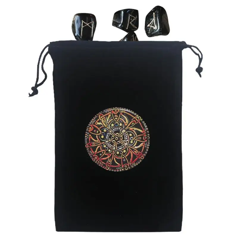 

Бархатный Чехол Для Таро 12 х17,5 см, женская сумка для таро, сумка на шнурке для карт и костей, женская сумка для хранения