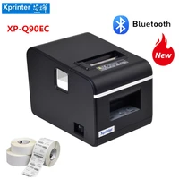 xprinter q90ec thermal receipt printer bluetooth pos printer print 20mm 58mm usblan bluetooth port