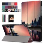 Чехол для Lenovo Tab M10 HD 2nd 10,1 дюйма, чехол для планшета Android, чехол для ПК TB-X306XX306F, трехскладной чехол для Galaxy Tab M 10 HD 2-го поколения