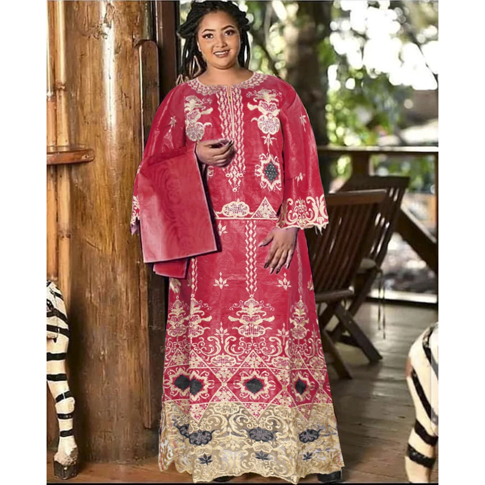 

Платье женское H & D, кружевное, с вышивкой и бисером, батальных размеров