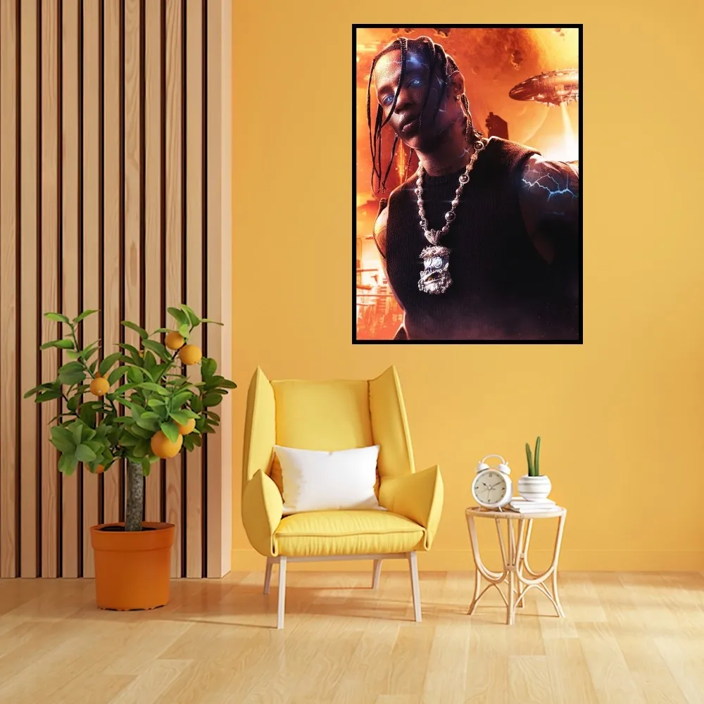 Настенный постер с принтом рапера Тревиса Скотта утопии украшение для спальни