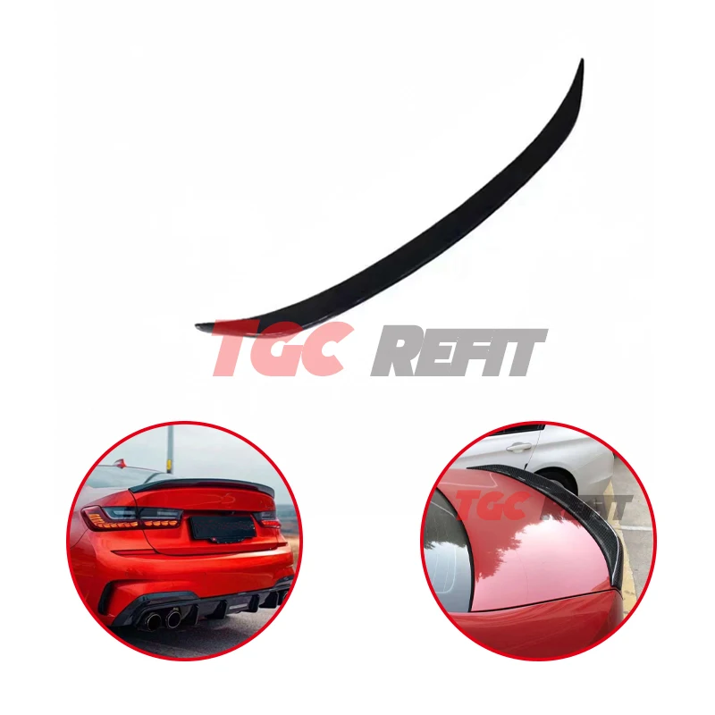 

For BMW 3 Series G20 G28 Carbon Fiber Rear Spoiler Wing Concept Style Trunk Spoiler High Kick Spoiler Car Accessories Rear Wing
