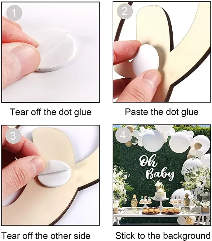 

Baby Sign For Baby Shower Wooden Wall Stickers First 1 One 1st Birthday Party Baby Shower Decorations Boy Girl Party Decor