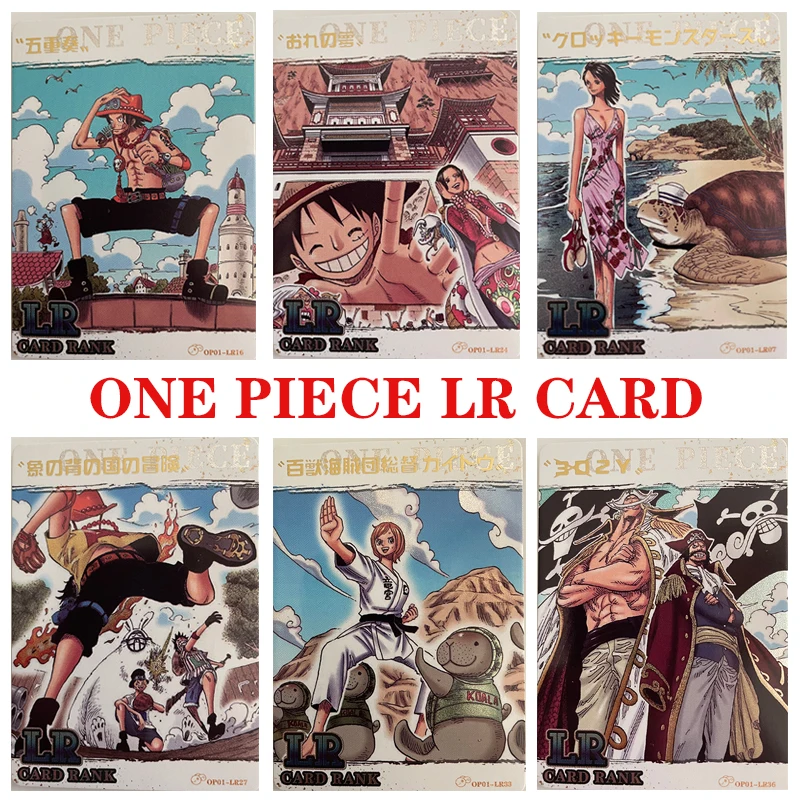 Аниме ONE PIECE full set LR collection card Monkey D. Luffy Sabo Roronoa Zoro мультяшная фигурка настольная игра