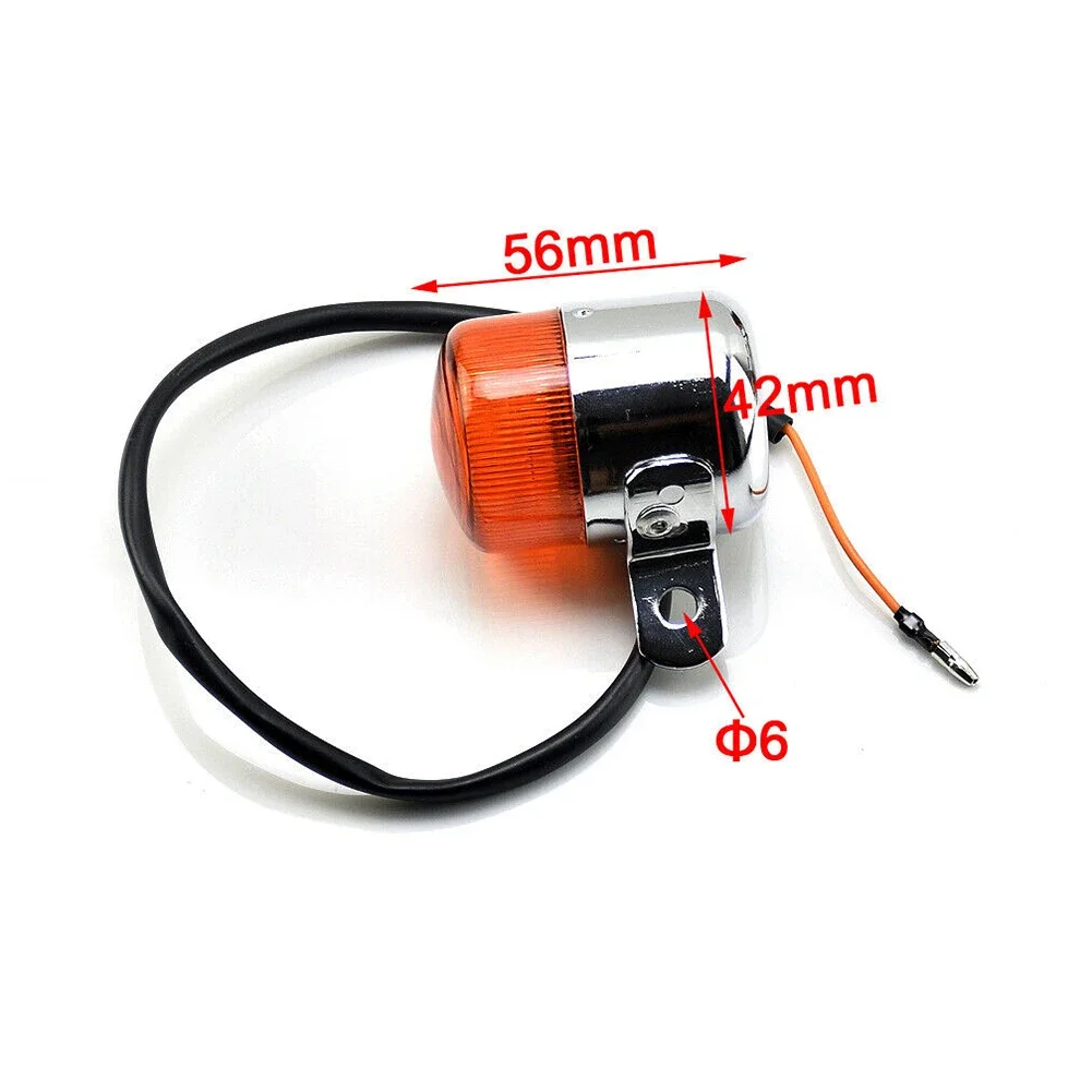 4 шт. Янтарные указатели поворота для Honda CHALY DAX CF50 CF70 CT70 ST50 ST70 ST90 Z50 Мотоцикл TURN SIGNAL