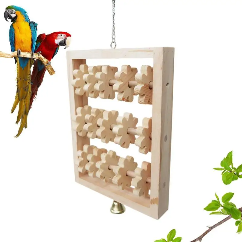 

Игрушки для попугаев, маленькие попугаи, качели для Budgie, аксессуары для жевания и развлечения, деревянные жевательные игрушки для попугаев