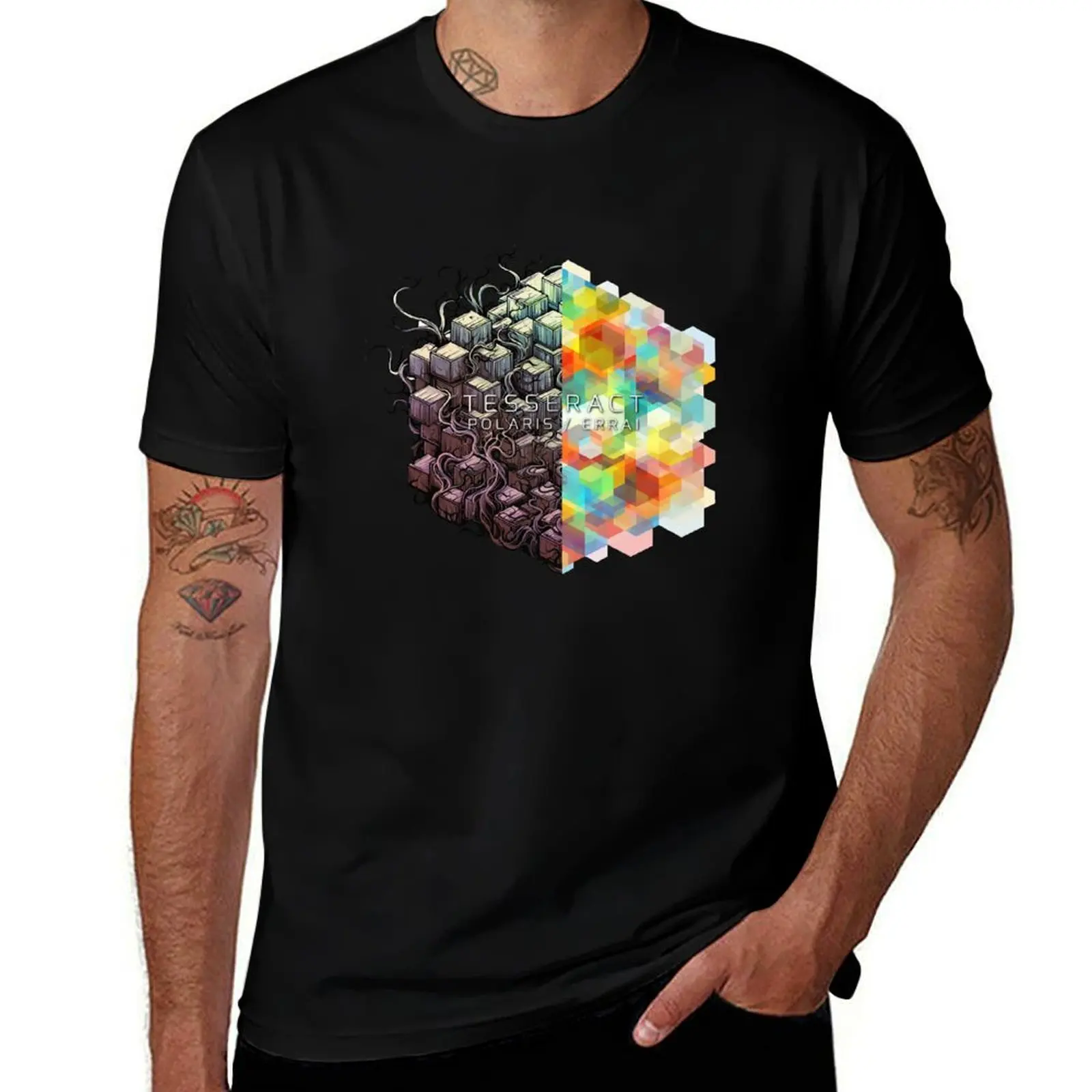 Фото Футболка tesseract polari, повседневный легкий летний топ с короткими рукавами №1