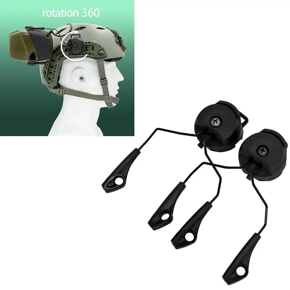 

Electric Headset Rail Adapter Suspension Headphones Mount Bracket Stand Compatible For Howard Leight Impact Sport