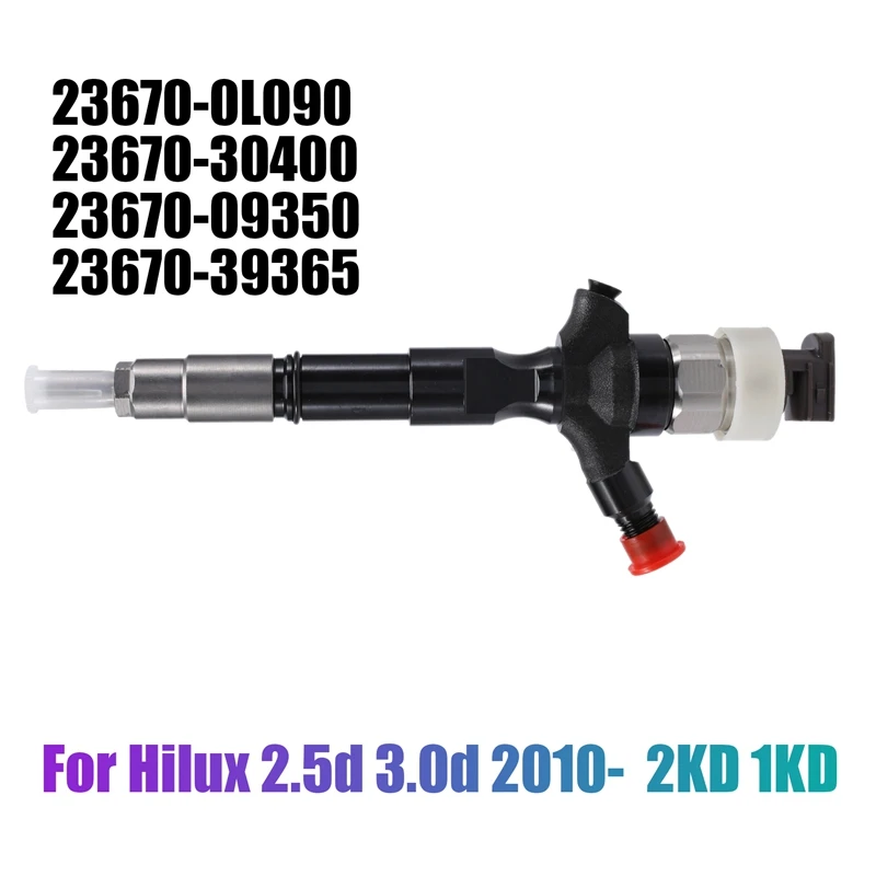 

New Diesel Common Rail Injector 23670-39365 / 23670-09350 / 23670-30400 For Toyota Hilux 2.5D 3.0D 2010 Up 2KD 1KD