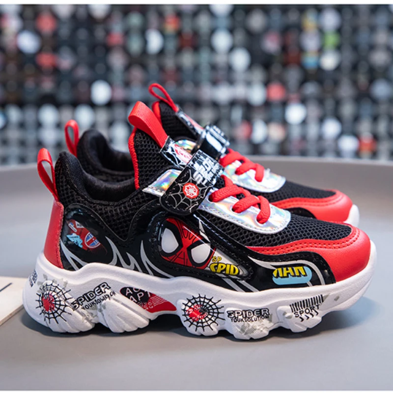 Cartoon Sneakers Fashion Boys' Running Shoes Soft Soles Students' Basketball Sport Blue Shoes