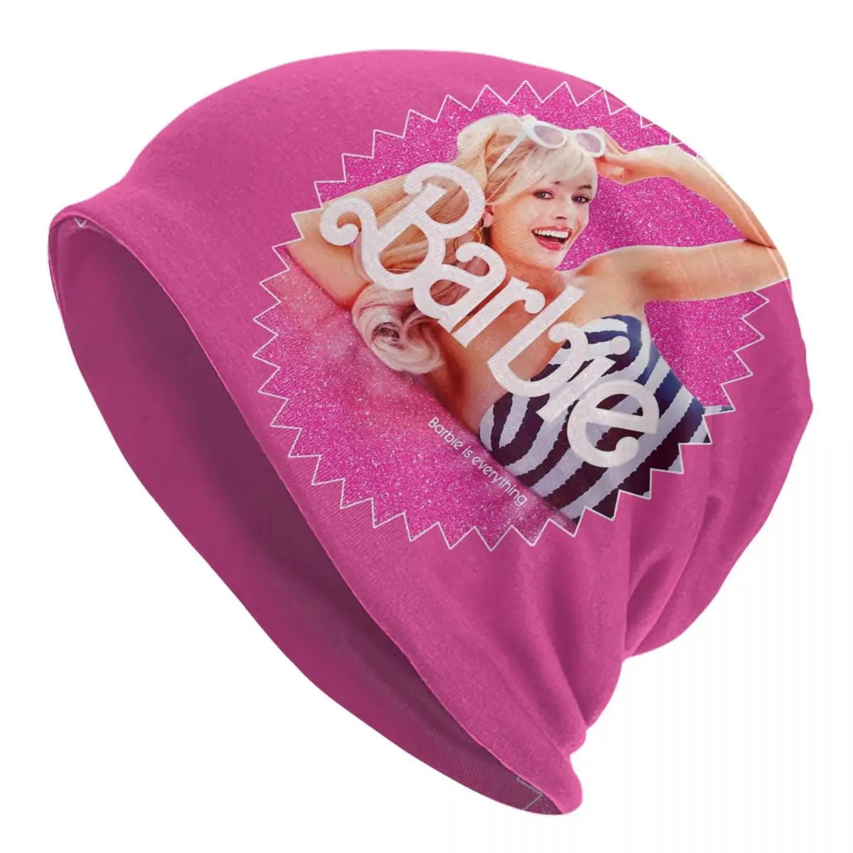 

Barbi Movie Oppenheimer Pink Girl Caps Goth Autumn Winter Ski Skullies Beanies Hat Warm Multifunction Bonnet Knitting Hats