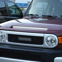 for 07 21 toyota fj cruiser hood front decorative patch car exterior styling decorative aluminum alloy bright strip