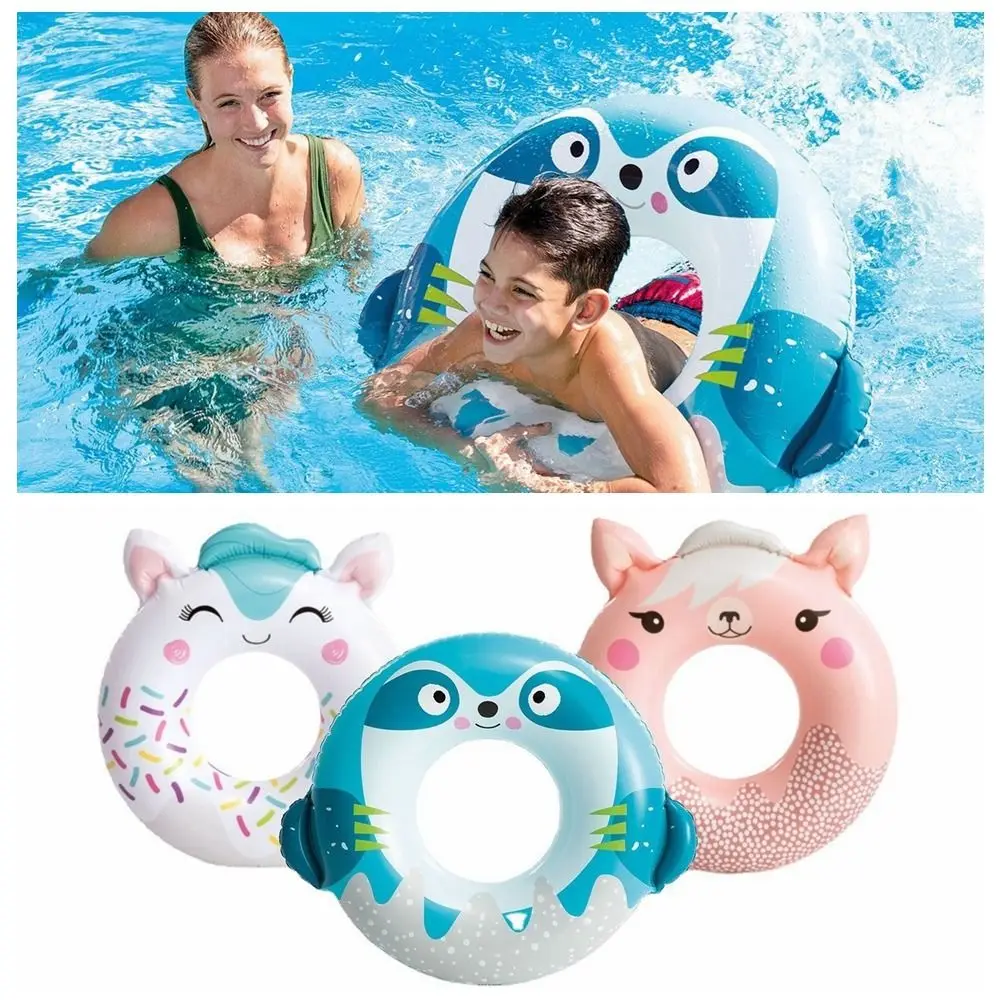 

Animal Swim Ring Cute Multiple Styles Inflatable Beach Toy Random Floating Ring Girls Boys