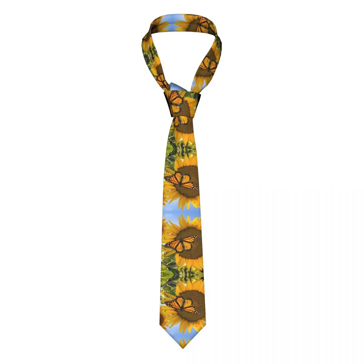 

Sunflower Necktie Unisex Polyester 8 cm Pretty Summer Daisy Neck Tie for Mens Fashion Classic Accessories Gravatas Cosplay Props