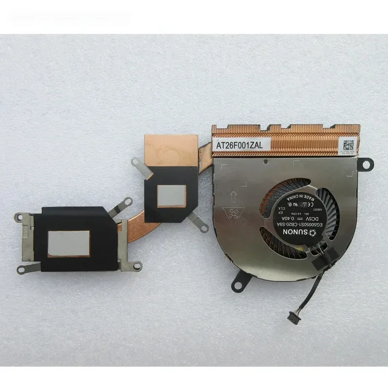 Новый оригинальный кулер для охлаждения процессора ноутбука Dell Latitude 5495 at26f001зал