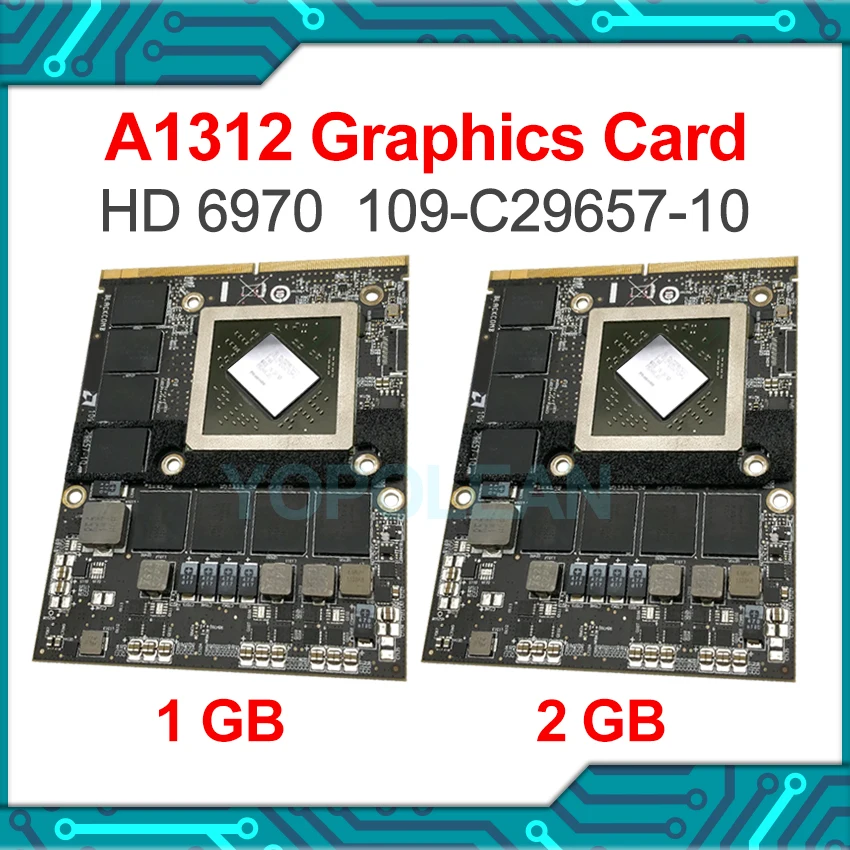 

Tested Original HD6970M HD6970 1G 2G Video Card For iMac 27" A1312 Graphic card 2011 Year 109-C29657-10