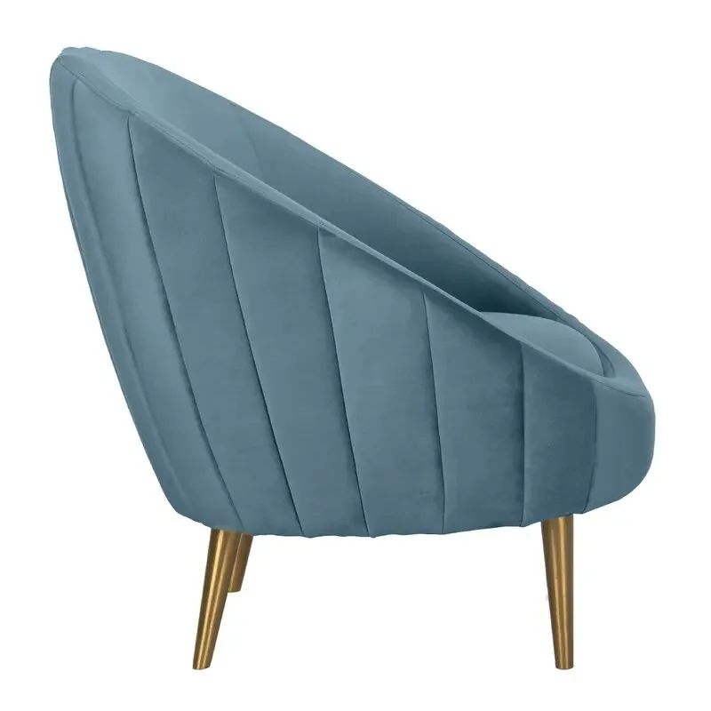 Лидер продаж современный бархатный диван для отдыха дизайн фиолетовый с высокой