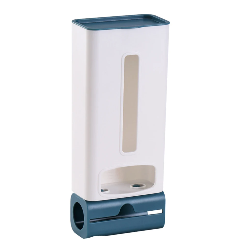 

Garbage Bag Storage Box Multifunction Detachable Recycling Holder Self Adhesive Paper Towel Organizer Wall Mounted Home Kitchen