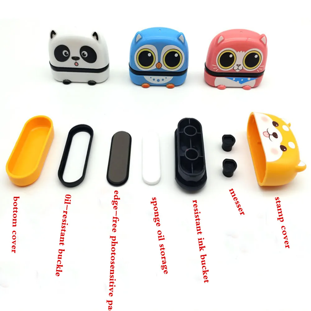 

DIY Self-engraving Cute Baby Name Stamp For Children Student Clothes Chapter Security Waterproof Wash Not Faded