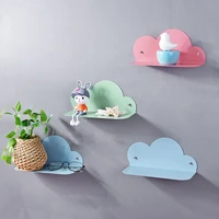 personality iron cloud art hanging rack nordic partition living bedroom wall shelf creative wall decoration ornaments holders