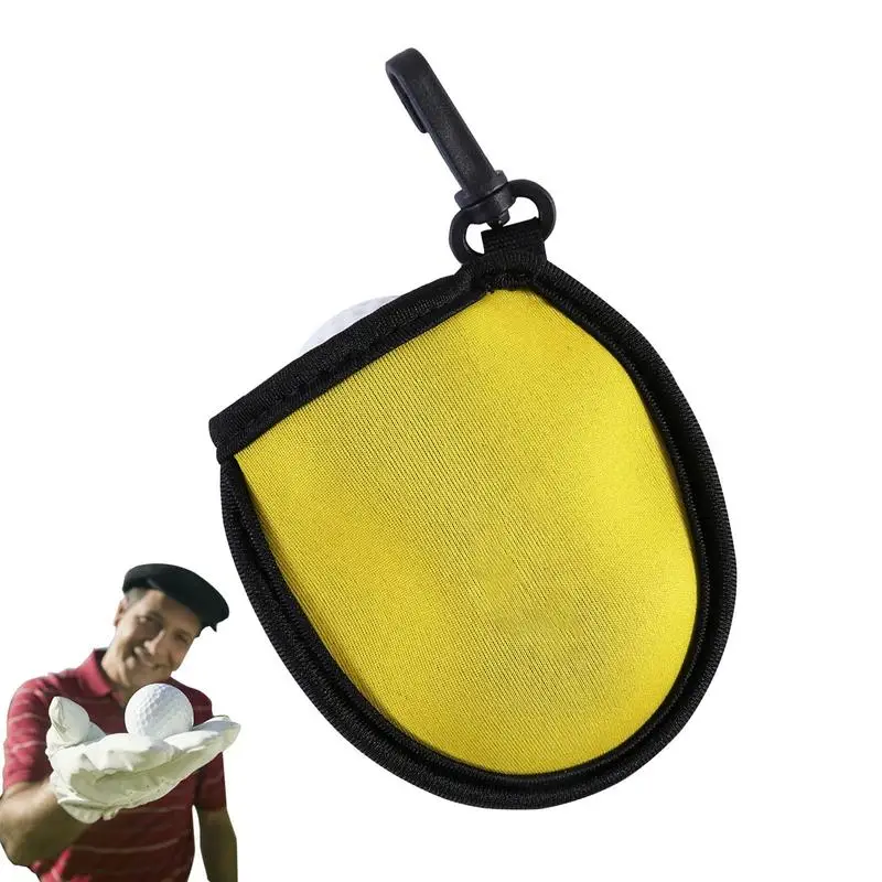 

Portable Golf Bag Men And Women Small Ball Storage Bag Sundries Bag Coin Purse Golf Pouch Bag Carabiner Ball Storage Holder