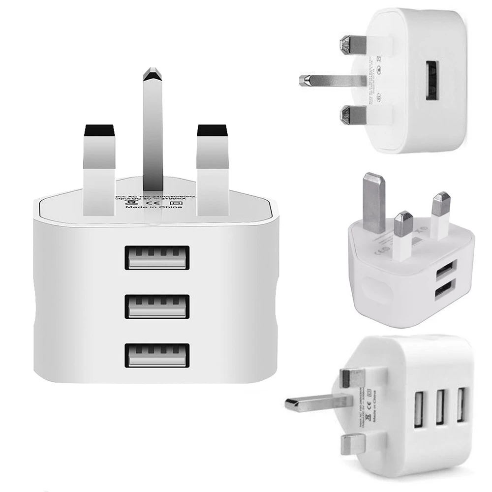 

Сетевое зарядное устройство с 3 USB-портами для планшетов
