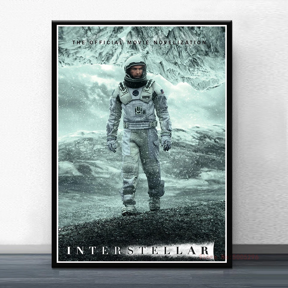 

No Framed Interstellar Classic Sci-Fi Movie Posters Home Decoration Canvas Painting Wall Art Pictures for Kids Room Decor