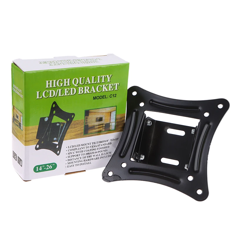 1 комплект креплений для телевизора 14–27 дюймов настенный кронштейн ЖК-монитора