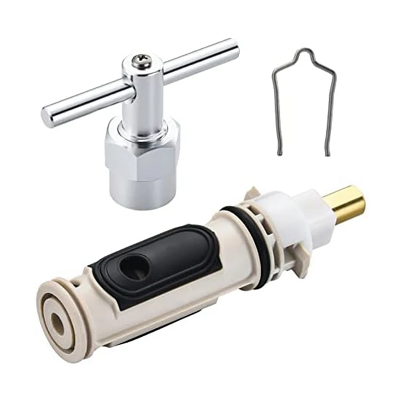 

1222 Replacement Cartridge With Tool 104421 And Retaining Clip Tub Shower Repair Kit For Moen One Hanlde Posi Faucet