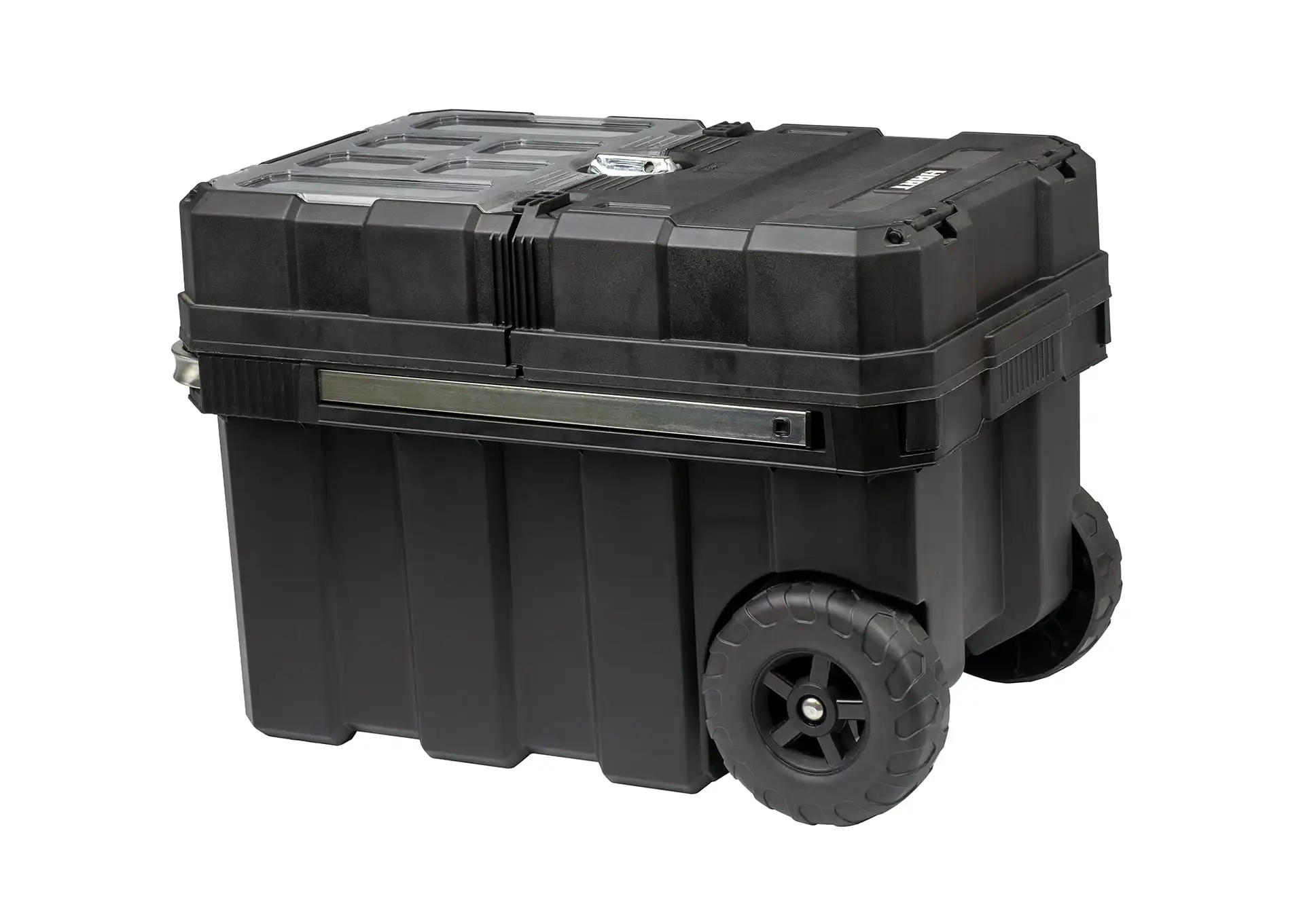 

HART 24in Rolling Tool Box, Portable Black Resin Toolbox