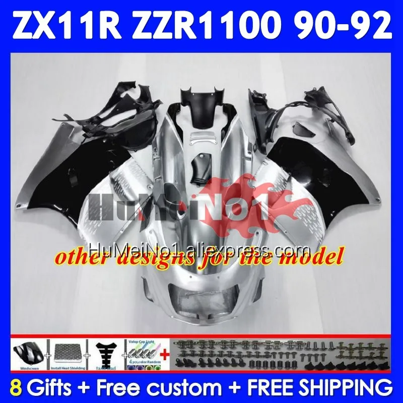 ZZR1100 для KAWASAKI NINJA ZX-11R ZX11R ZZR 1100 1993 желтый черный 1994 1995 224No. 1996 ZX 11R ZX11 R 97 98 99 00 01