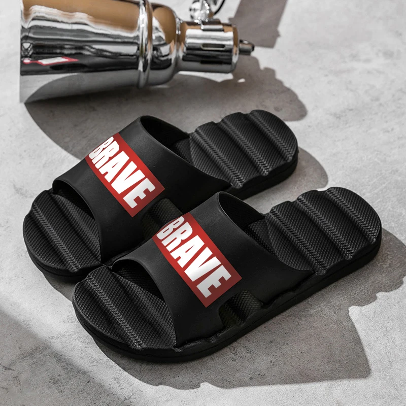 

Summer Men Slippers Soft Comfortable Indoor Home Slides Bathroom Slippers Casual Shoes Outdoor Clogs Beach Sandals Flip-Flops 47