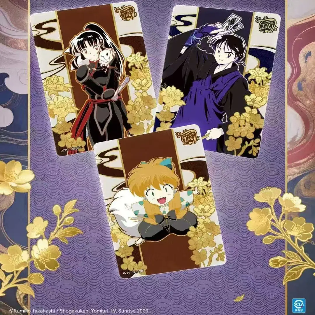 Фото Оригинальные коллекционные карты KAYOU «Инуяша: Путешествие души» — анимационные мультяшные персонажи, детские игрушки, подарок №5