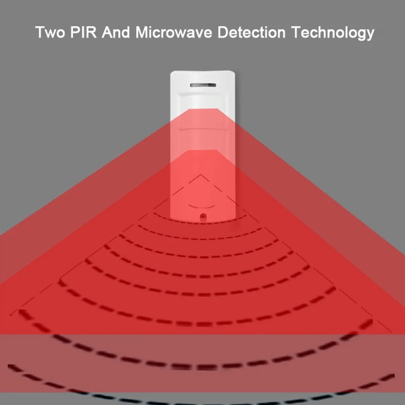 Outdoor Waterproof 2PIR Motion Sensor Capteur De Mouveme Microwave Detector Infrared Passive Pet Immunity 25KG for Smart Home enlarge
