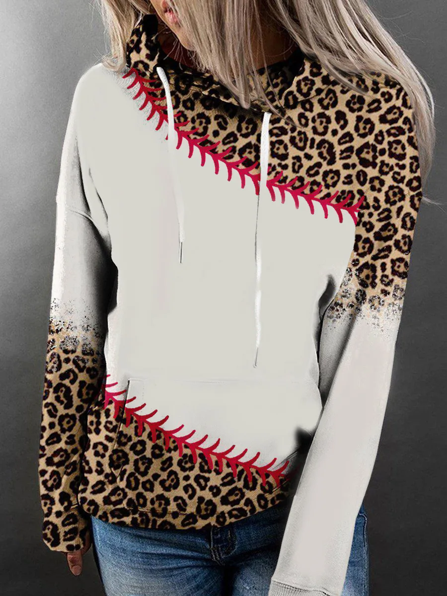 

adult leopard baseball Hoodie women cheetah tee Custom DIY sublimation fashion cow print hoodie