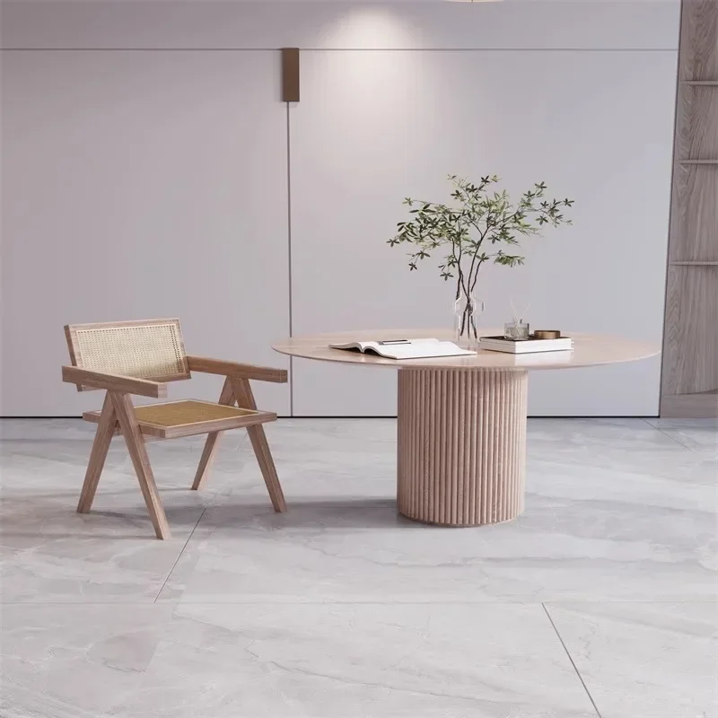 Круглый обеденный стол садовый шифер ресторан журнальные столики стулья для