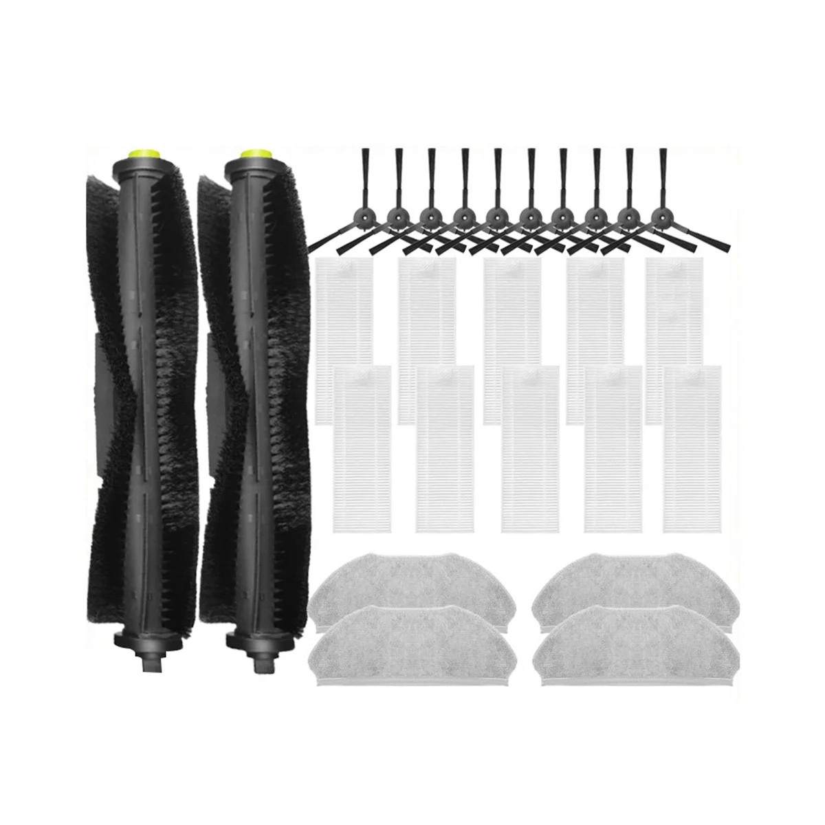 Основная боковая щетка Hepa-фильтр тканевые детали для швабры Qihoo 360 S10 X100 Max