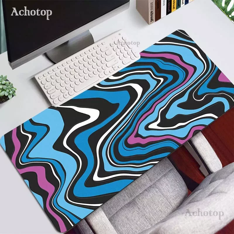 

NEW2023 Strata Liquid Computer Mouse Pad Gaming Mousepad Abstract Large 900x400 MouseMat Gamer XXL Mause Carpet PC Desk Mat keyb