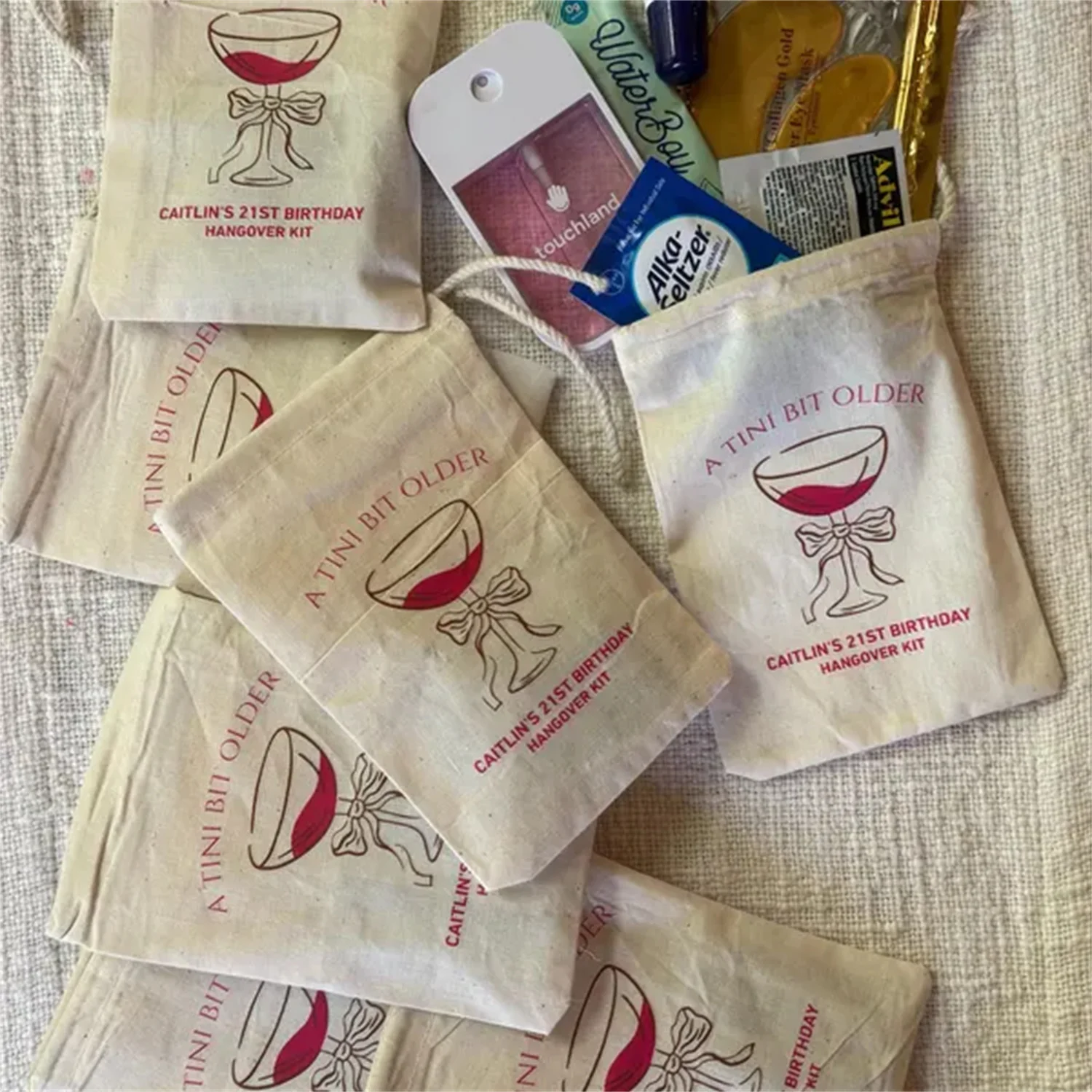 Фото Но Did You Die Hangover Kit |   Сумка для набора похмелья |   Свадебный комплект для восстановления |   Комплект для девичника |   Набор для выживания, сувениры для вечеринок,Bir №4