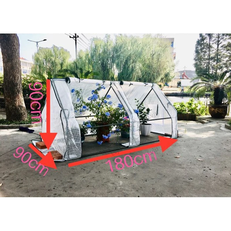 

Lvju Winter Prefabricated Greenhouse Vinyl Green House Tunnel Garden Supplies Outdoor Plastic House For Agriculture Cultivation