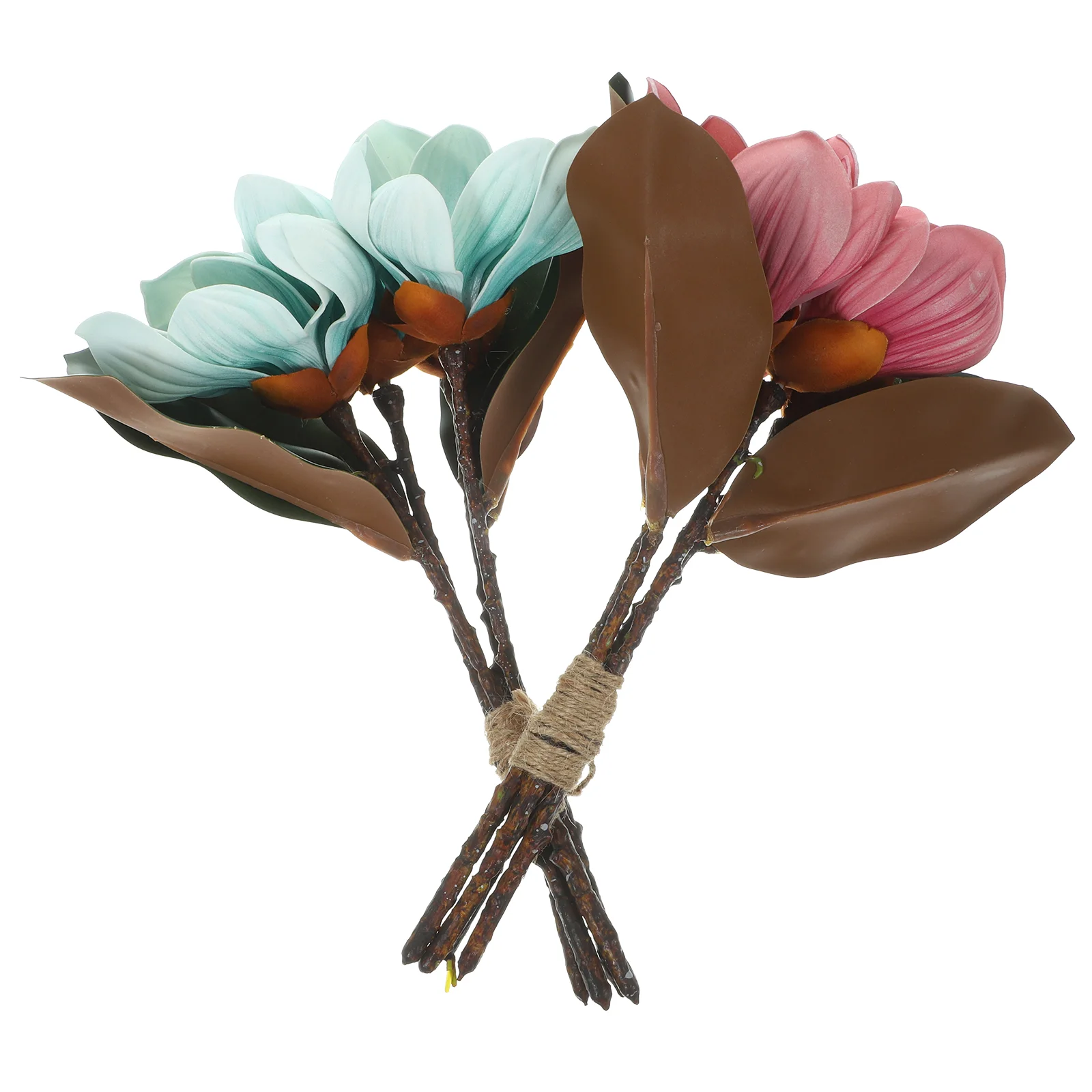 

2 Pcs Artificial Flower Adornments Bride Bouquets Wedding Flowers Party Eva Material Simulation Simulated Ornaments