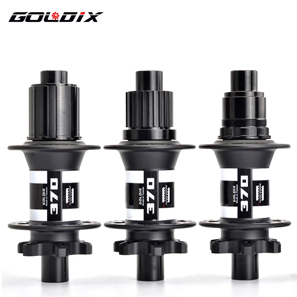 

GOLDIX GDX370 Bicycle Hub Sealed Bearing 6-bolt Disc Brake Straight Pull 32 Holes Ratchet 36T BOOST MTB Hub for Shimano