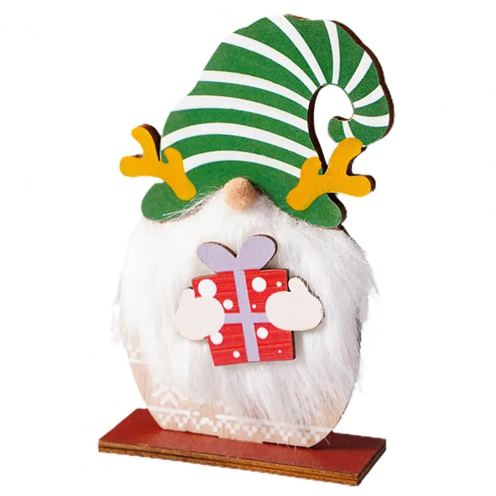 

Enhance Atmosphere Cute Faceless Gnome Christmas Desktop Ornament for Household