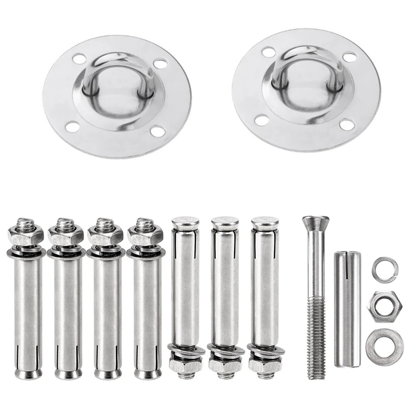 

Подвесная пластина для аэройоги из нержавеющей стали с фиксированным подвесным мешком с песком, поворотный крючок, кольцо из нержавеющей с...