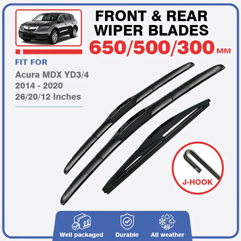 Передние и задние щетки стеклоочистителя для Acura MDX YD3 YD4 2014 - 2020
