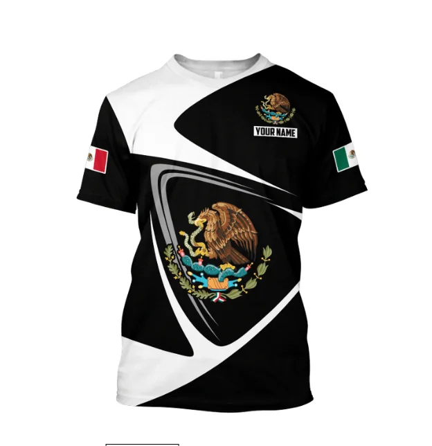 

Футболка Мексиканская для мужчин и женщин, модная спортивная рубашка с 3D-принтом, топ с коротким рукавом и круглым вырезом, одежда в ретро ст...