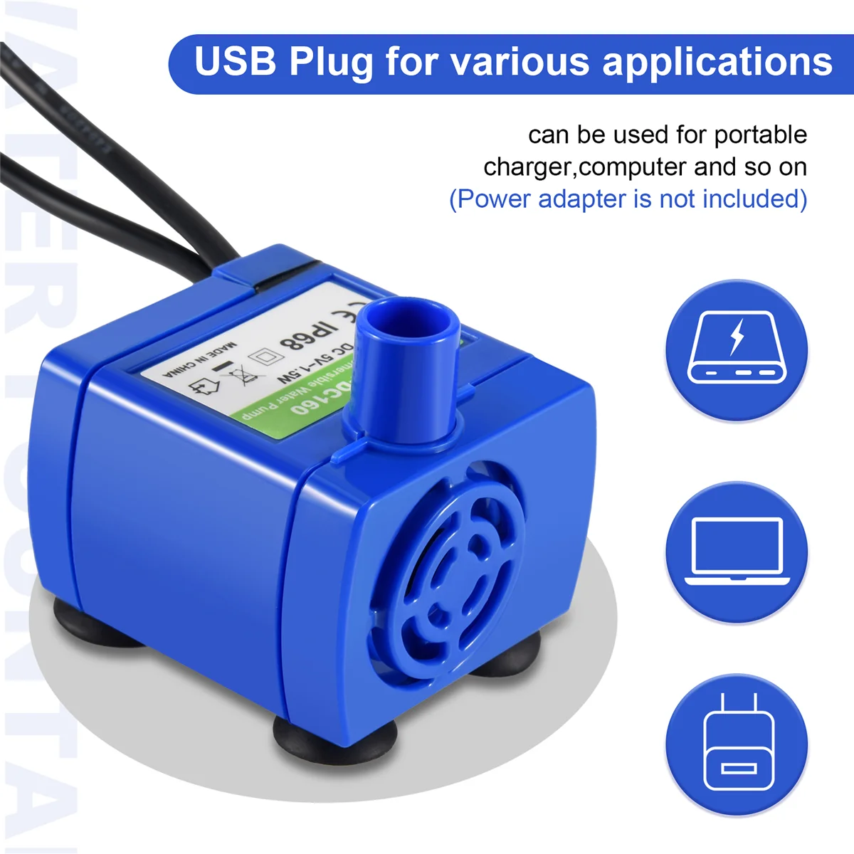 Насос для водяного фонтана кошек насос домашних животных сменный двигатель